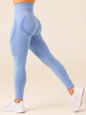 Staples Seamless Leggings - Blue Marl