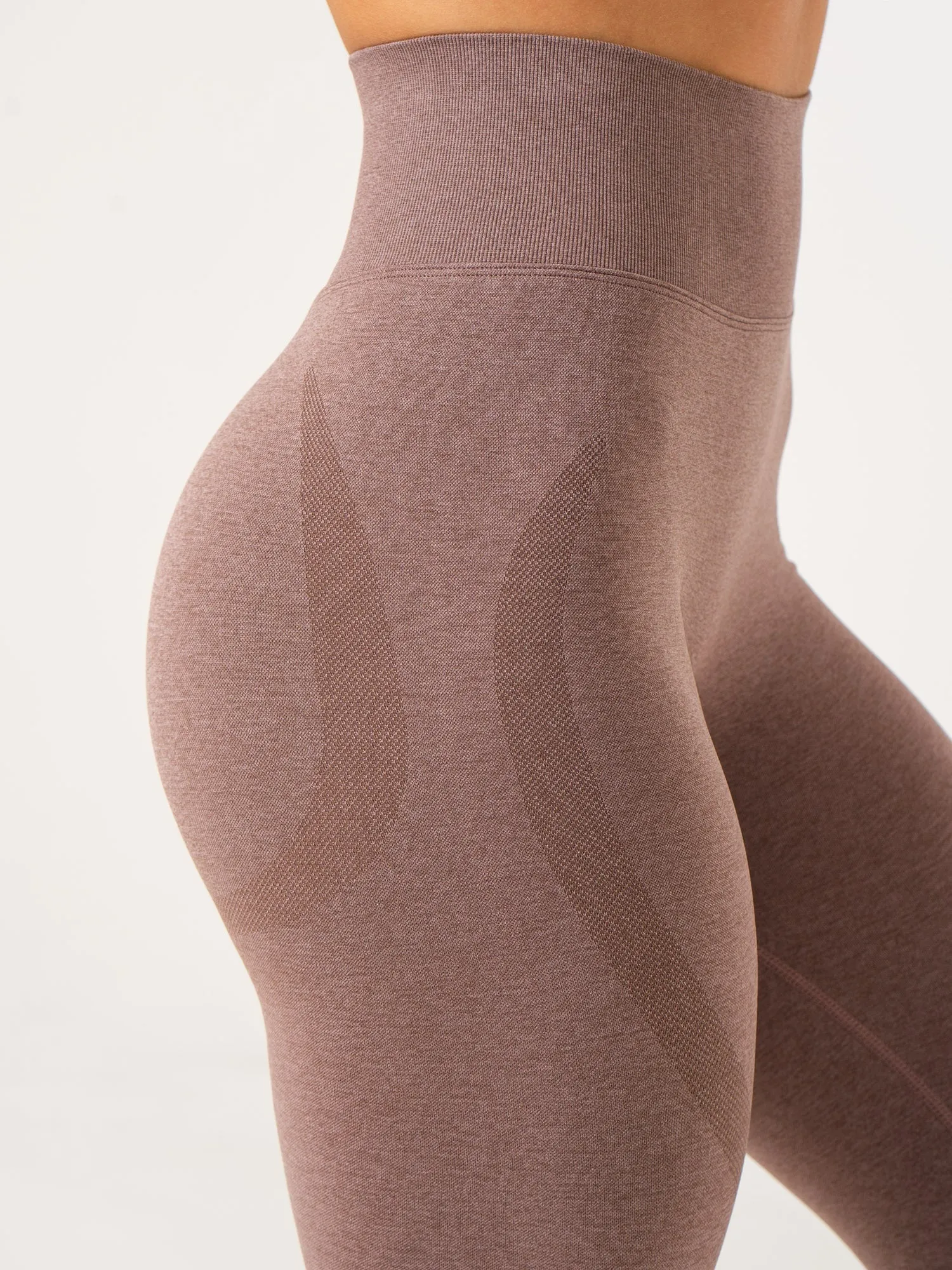 Staples Seamless Leggings - Mocha Marl