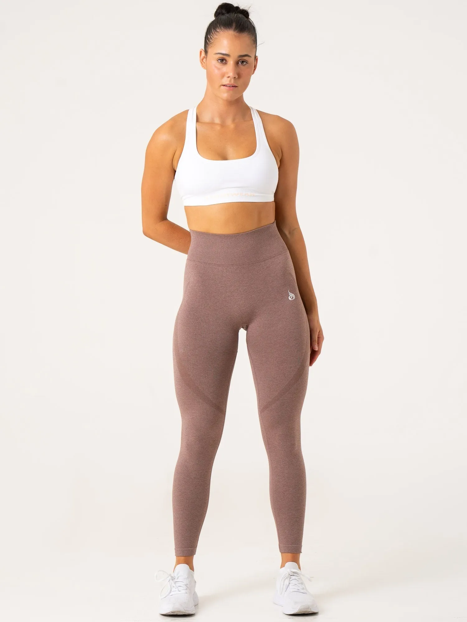 Staples Seamless Leggings - Mocha Marl