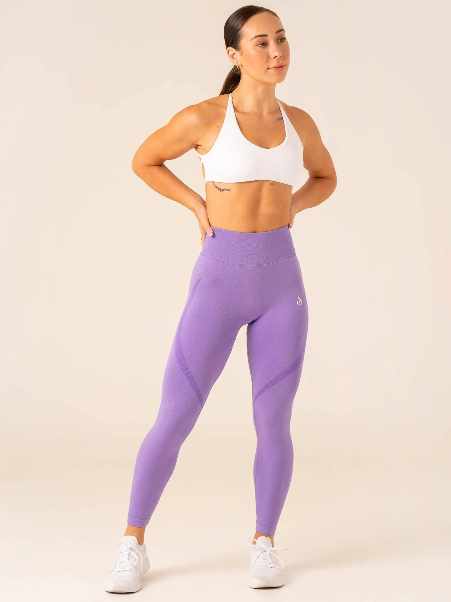 Staples Seamless Leggings - Violet Marl