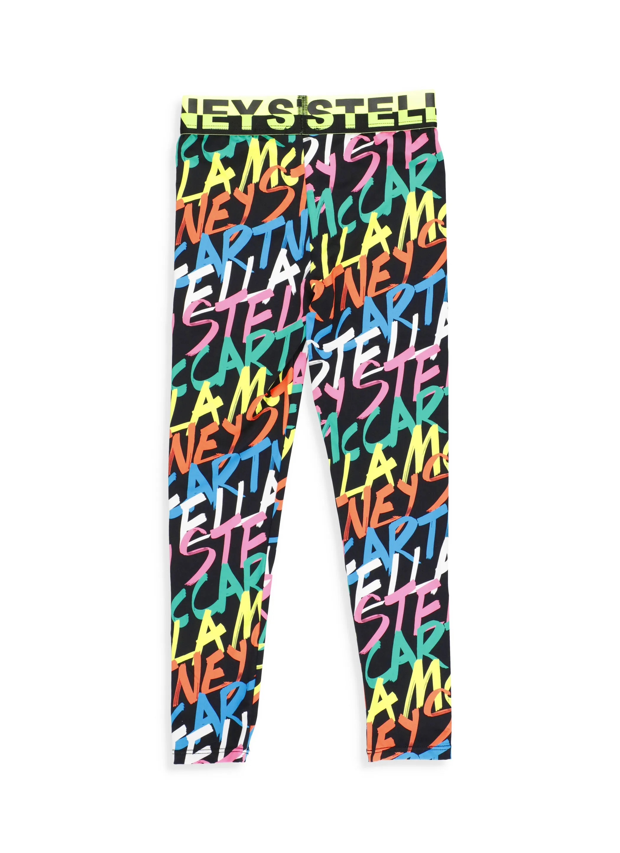 Stella McCartney Kids Allover Logo Printed Leggings