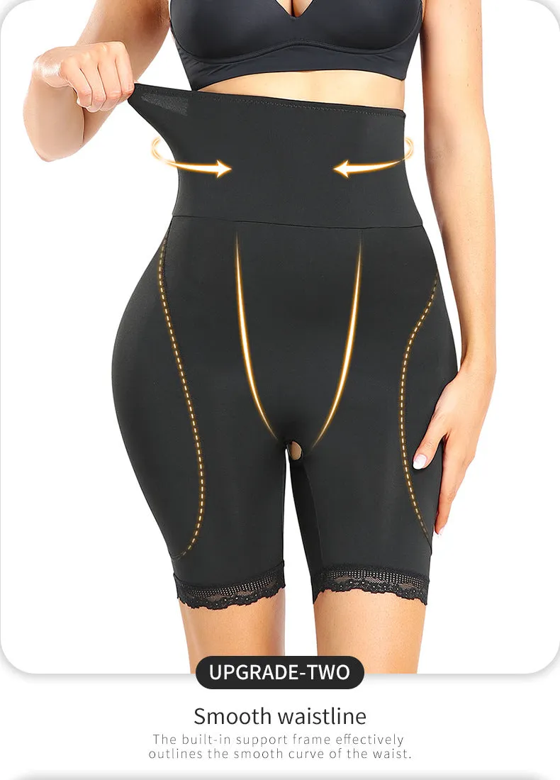 Tummy Control Hip Enhance Tights Shaperwear with Removable Padding