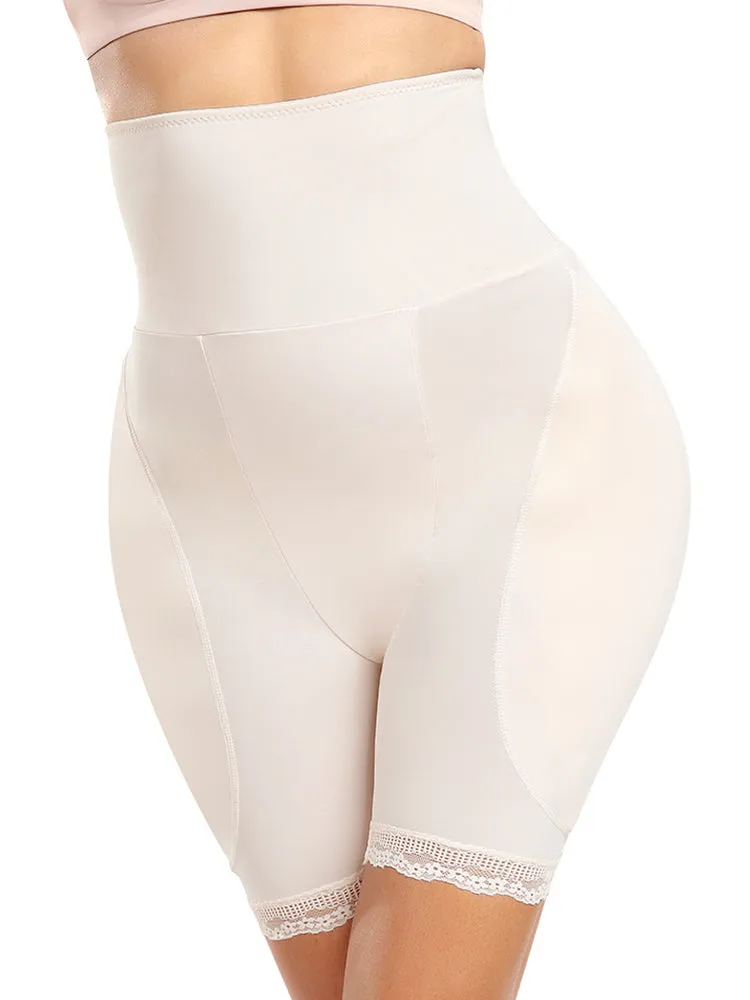 Tummy Control Hip Enhance Tights Shaperwear with Removable Padding