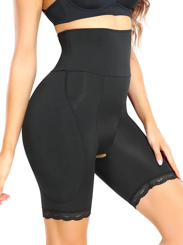 Tummy Control Hip Enhance Tights Shaperwear with Removable Padding