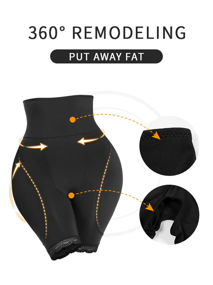 Tummy Control Hip Enhance Tights Shaperwear with Removable Padding