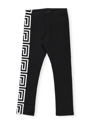Versace Kids Greca Printed Leggings