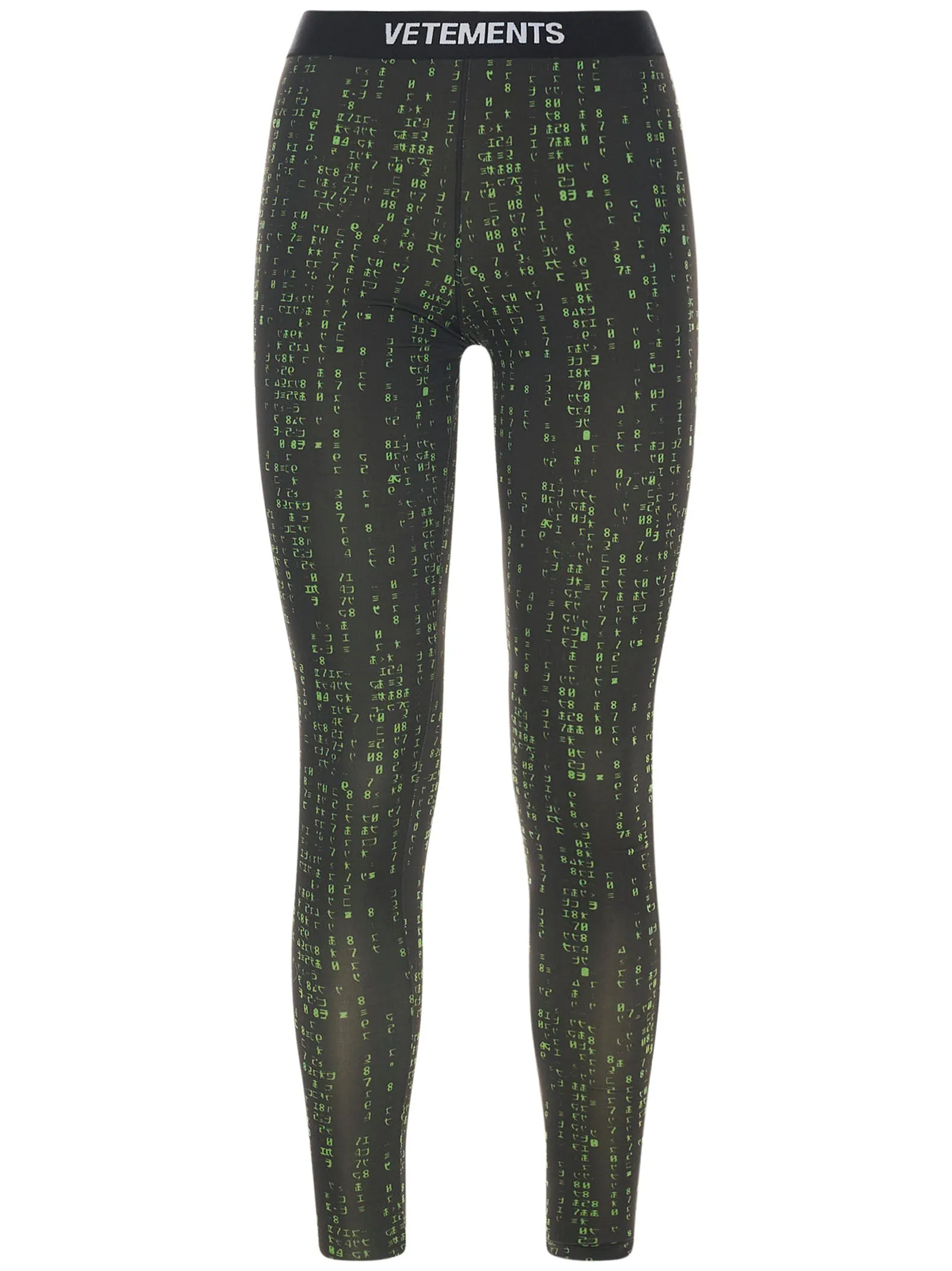 Vetements Code Printed Leggings