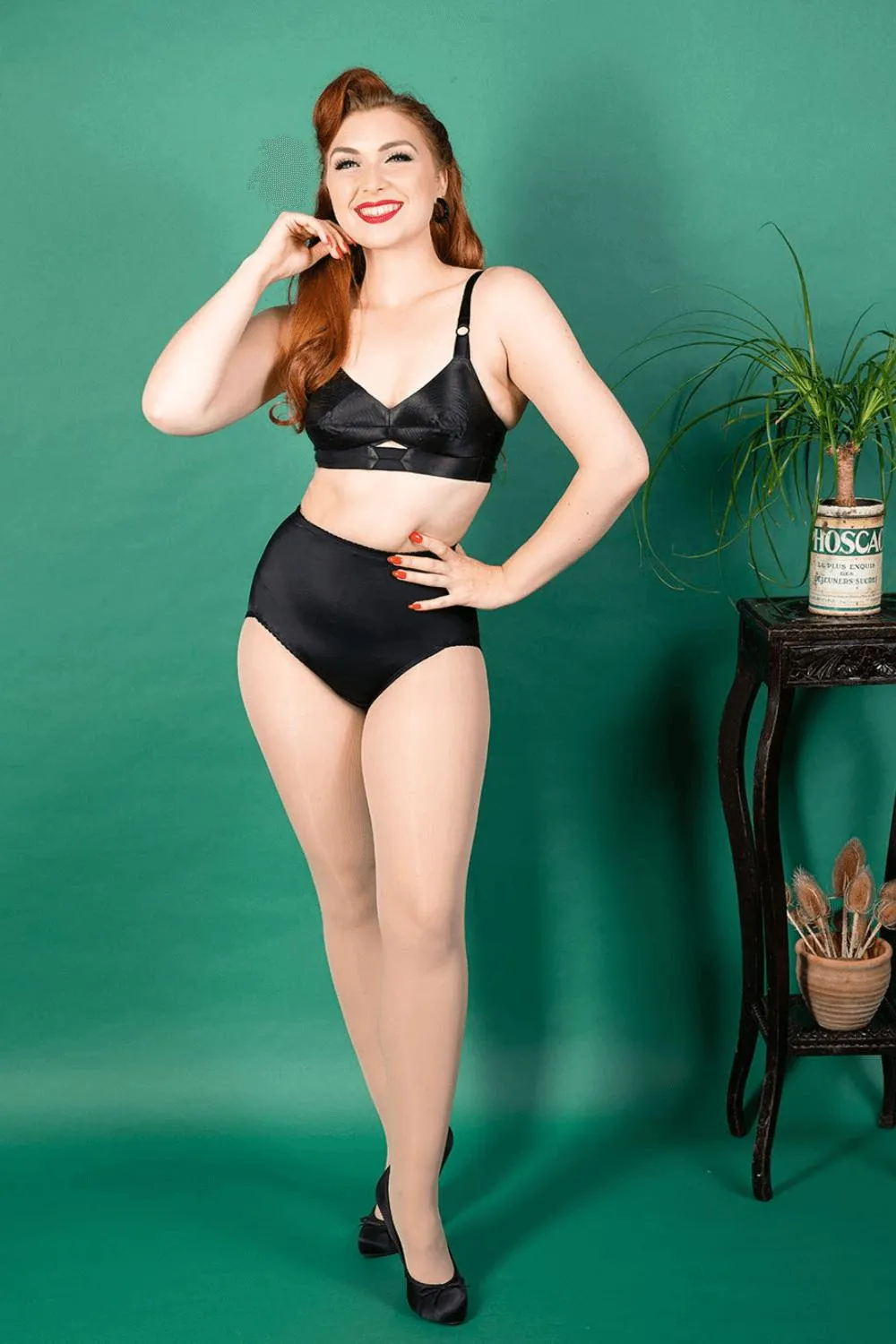 What Katie Did Opaque Tights Champagne