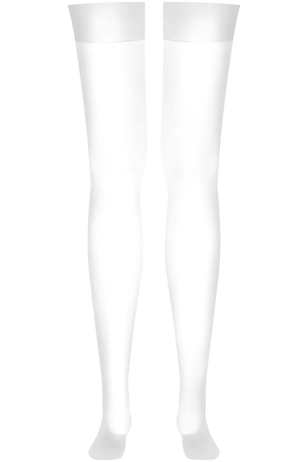 White Nylon Stockings 15 Denier