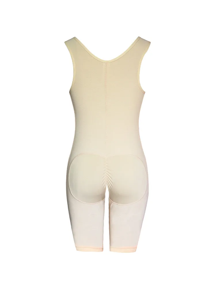 Women Back Support Tummy Control Open Bust Thigh Body Shaper